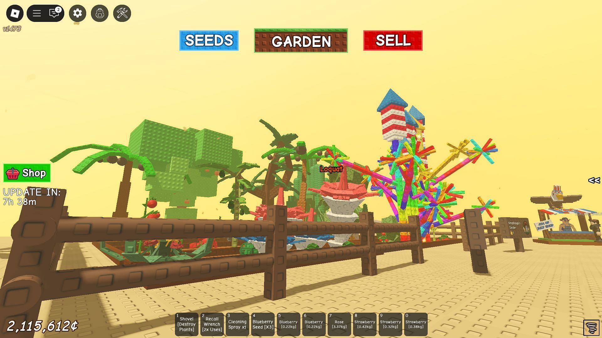 The Sandstorm Weather Event (Image via Roblox)